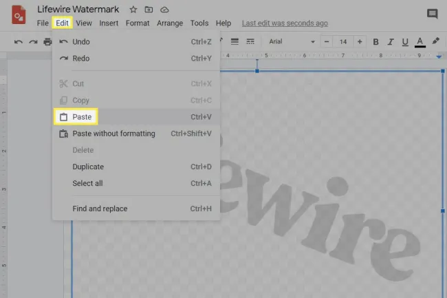 Googleドキュメントに透かしを追加する方法