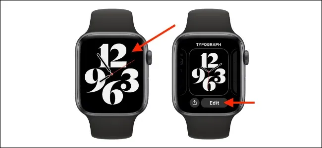 Apple Watchでウォッチフェイスの外観をカスタマイズする方法