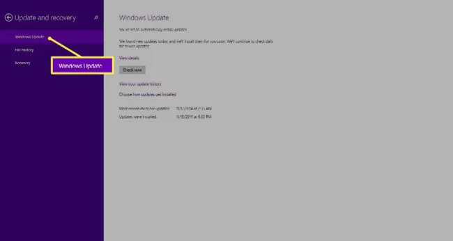 如何在windows 8 1中下载更新