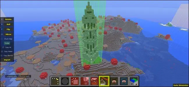 外部エディタでminecraftマップを編集する方法