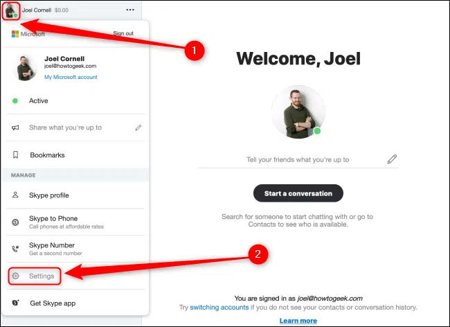 Skypeビデオコールの背景を変更する方法